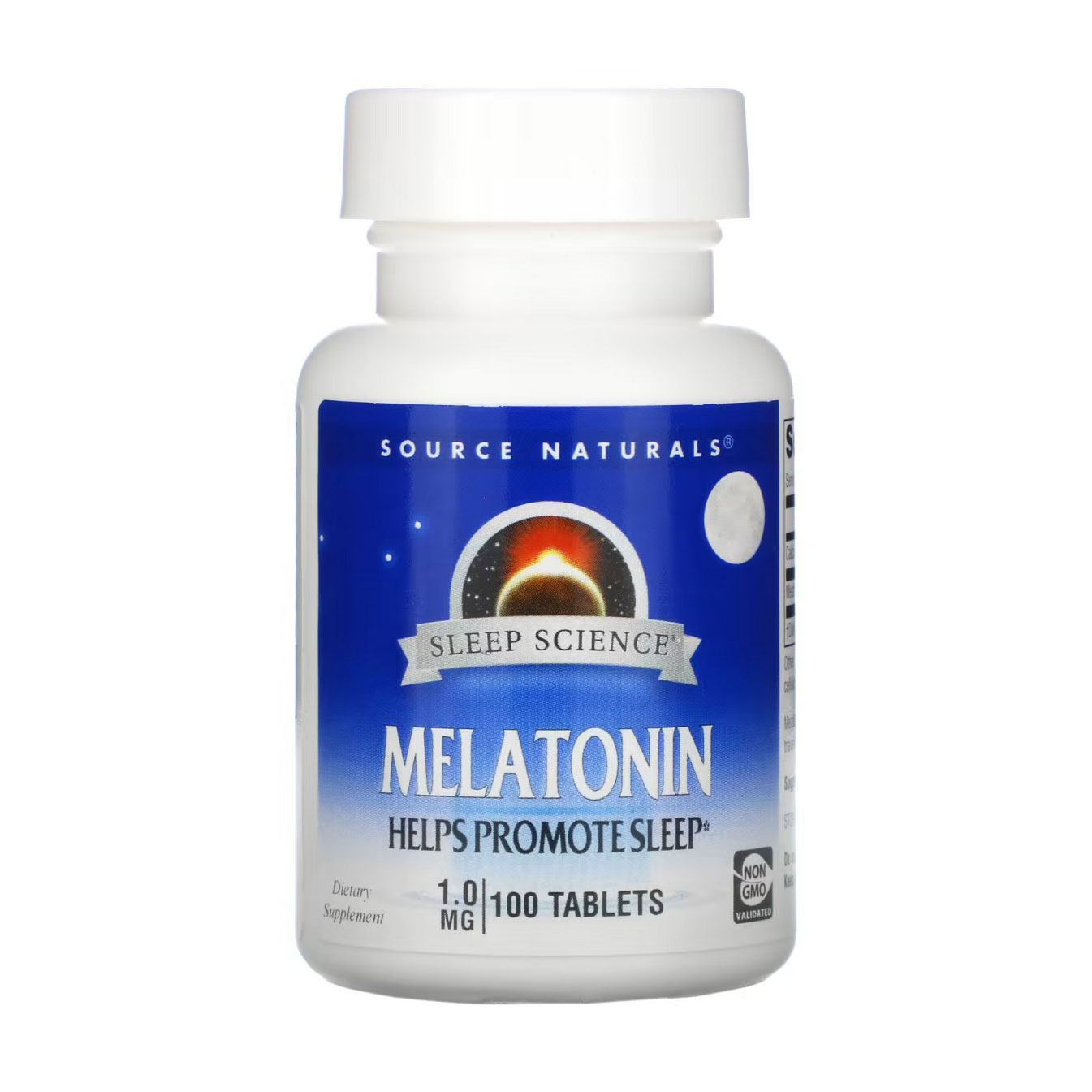 Мелатонін Source Naturals Melatonin 1 мг, 100 таблеток